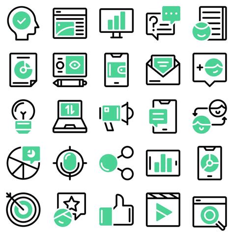 Digital Marketing Vector Icons Free Vectors Psd And Resources