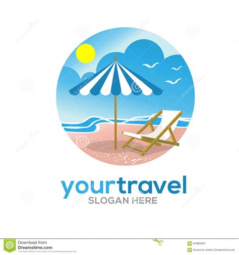 Travel And Vacations Logo Stock Vector Illustration Of Journey 64985264