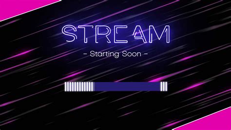 Animated Stream Starting Soon Title 16911684 Stock Video At Vecteezy