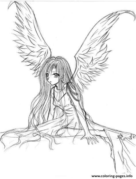 Fallen Angels Anime 1 Coloring Pages Printable