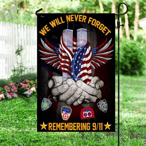 American First Responders Flagwix We Will Never Forget Police