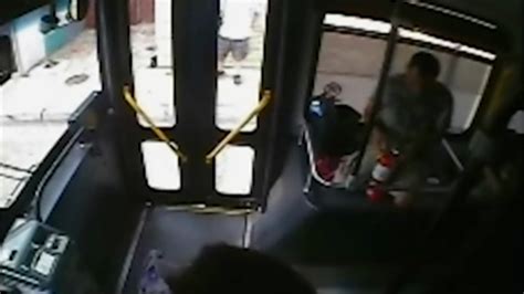 Graphic Video Suspect Shot By Officer On Okla Bus