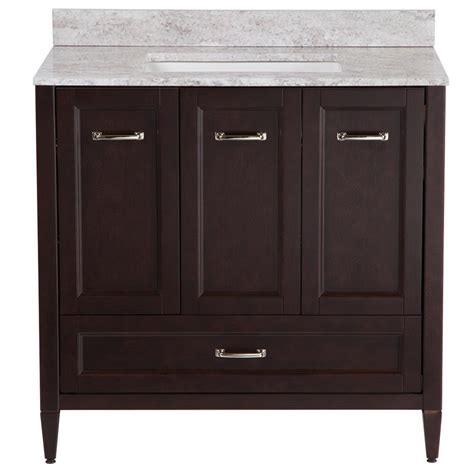 Our bathroom vanities come in a variety of finishes and add functionality to any space. Home Decorators Collection Claxby 37 in. W x 22 in. D ...