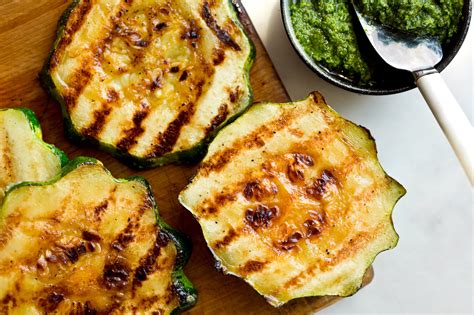 Grilled Or Roasted Pattypan “steaks” With Italian Salsa Verde Recipe