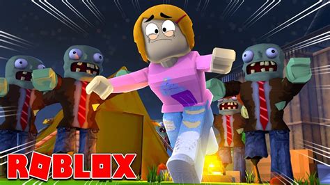 Roblox Zombies At Summer Camp Escape Youtube
