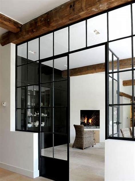 Pin By Diana Russell On Interior Glass Wall Black Window Frames