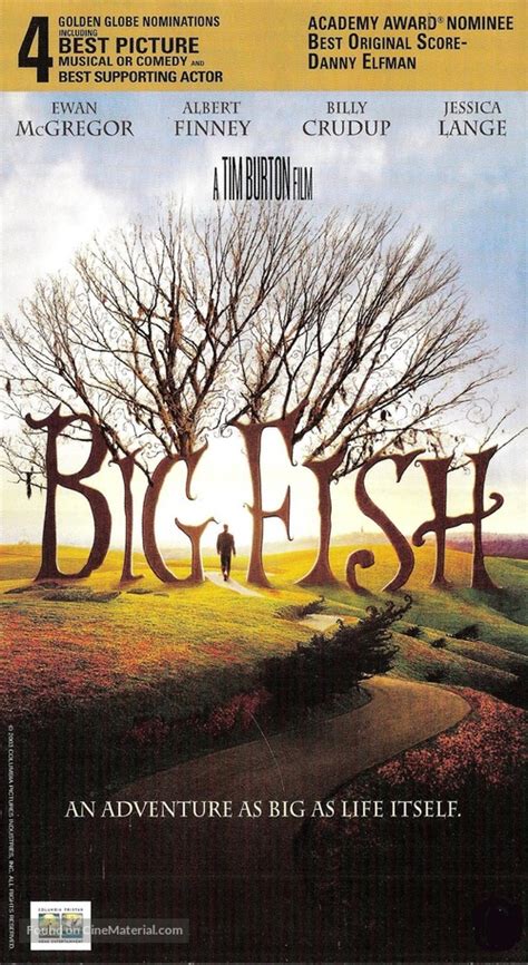 Big Fish 2003 Vhs Movie Cover