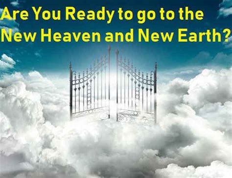 A New Heaven And A New Earth Bible Verses End Time Message