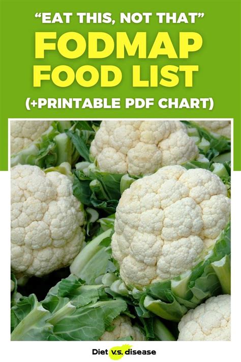 This isn't a food sensitivity in the sense that there is any sort of immune reaction to these foods. "Eat This, Not That" FODMAPs Food List (+Printable PDF ...