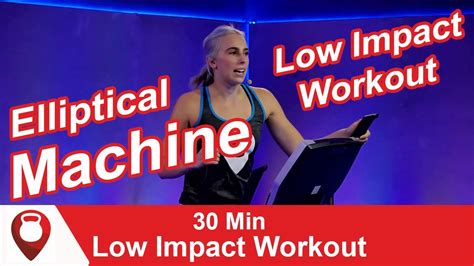 Min Elliptical Machine Low Impact Workout Fitscope Studio Youtube