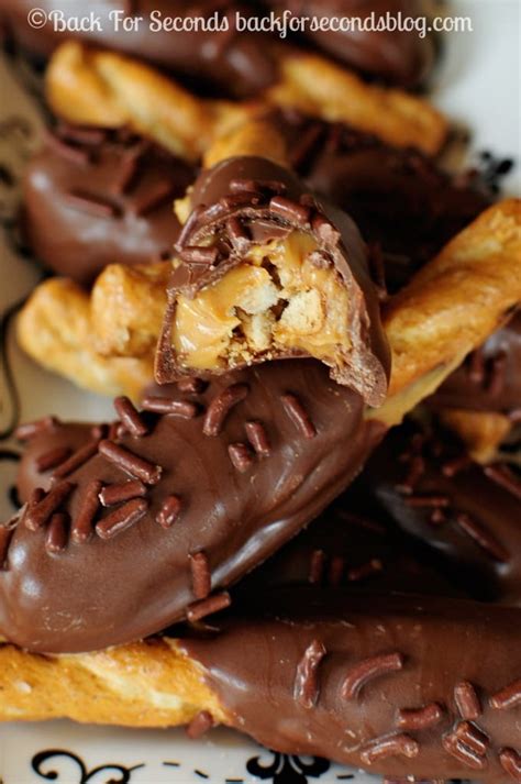 If you are a prime member then get this item using this link. Peanut Butter and Chocolate Pretzels - Back for Seconds