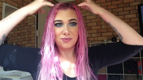 Dying My Hair From Blonde To Pink Youtube