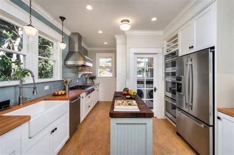 7 beach soft kitchen style with pine cabinet. Refrigerator in Modern Kitchen Interior Design - Small ...