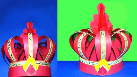 How To Make A Royal Crown With Paper Paper Crown Crown For Kings