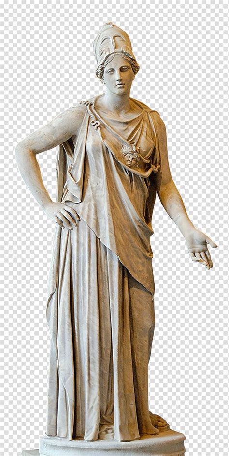 Woman Holding Her Hip Concrete Statue Zeus Athena Greece Greek