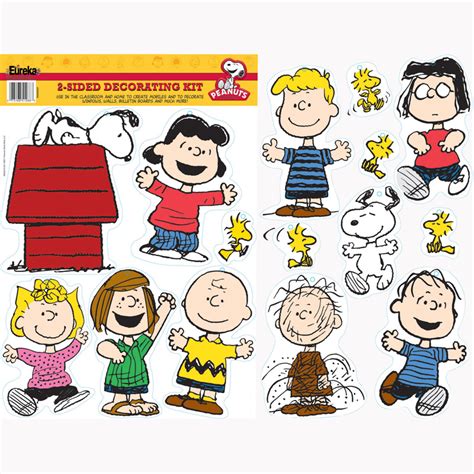 Peanuts Classic Characters 2 Sided Decoration The School Box Inc