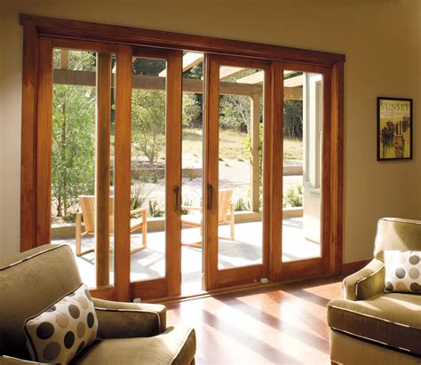 Sliding Doors In Living Room But With Another Set Of Sliding Doors So