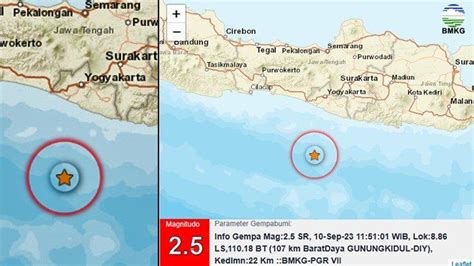 Gempa Bumi Hari Ini Minggu September Info Bmkg Baru Guncang Yogyakarta Tribunmanado Co Id