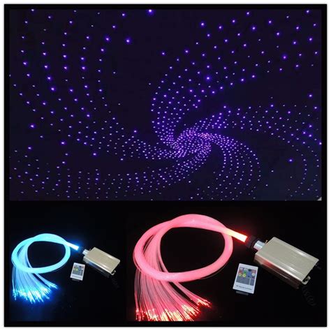5w Led Fiber Optic Star Starry Ceiling Light Rgb Colorful Changing