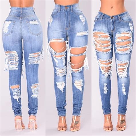 High Waisted Torn Jeans Best Images