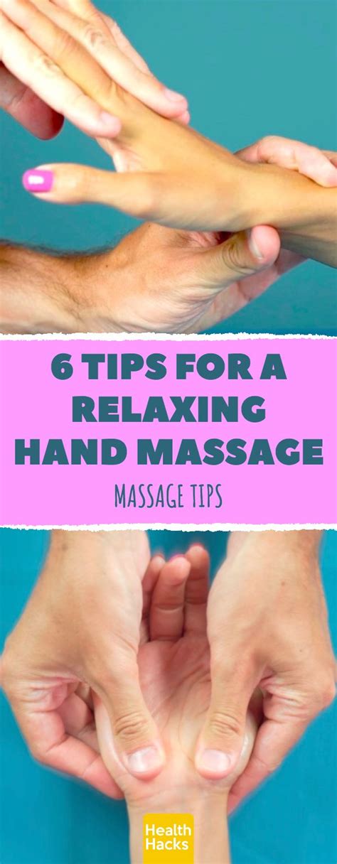 6 Step Guide To A Relaxing Hand Massage Dyk Fyi Health Massage