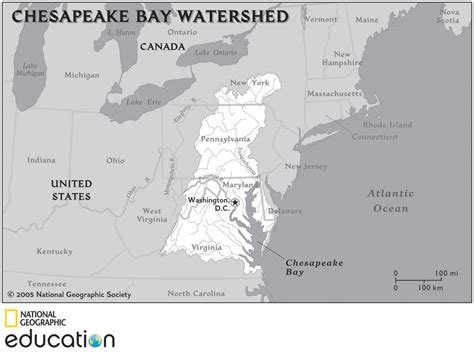 Chesapeake Bay Map Gallery National Geographic Society