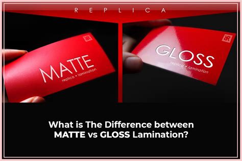 What Is The Difference Between Matte Vs Gloss Lamination