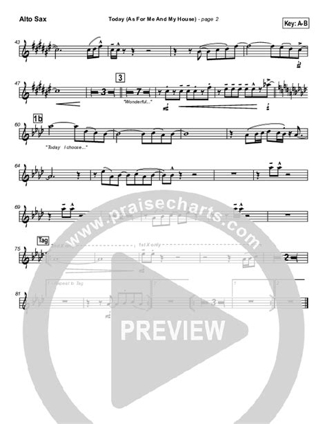 Today Alto Sax Sheet Music Pdf Brian Doerksen Praisecharts