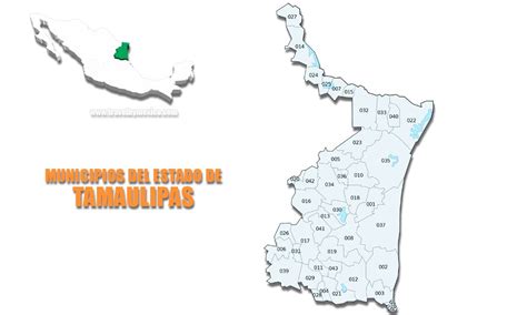 Tamaulipas Municipios Mapa Para Imprimir De Tamaulipas Mapa En Color