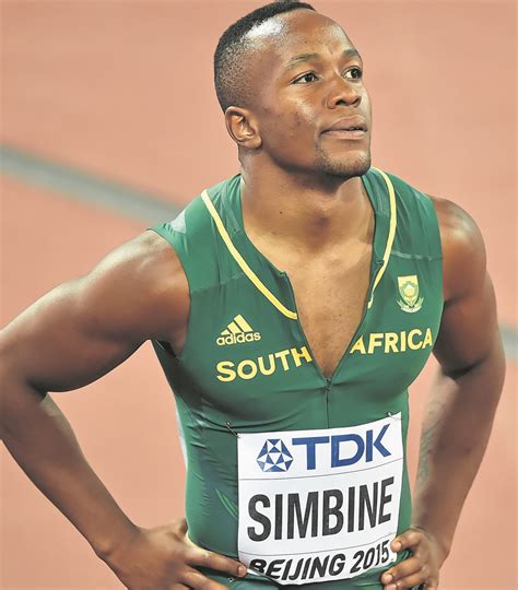 Akani simbine (born 21 september 1993) is a south african sprinter specializing in the 100 metres event. Simbine: The best is yet to come!