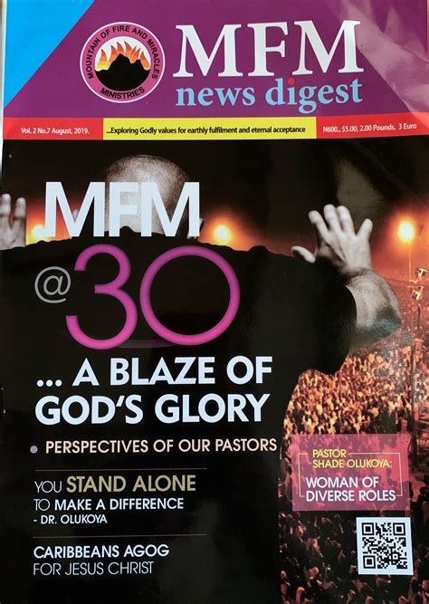 Mfm News Digest Vol 2 No7 By Mountain Of Fire And Miracles Ministries