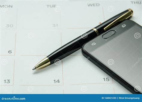 Business Appointment Inspection Calendar Stock Photo Image Of Growing