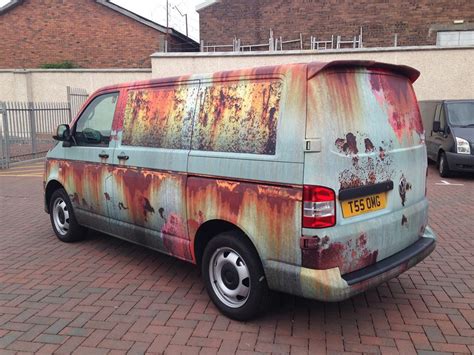 Rust is the silent killer of many cars; How to Turn a T5 Transporter into a Rust Bucket via Vinyl ...