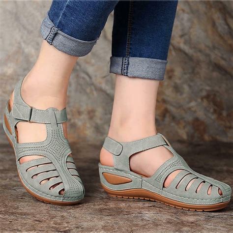 Women Sandals New Summer Shoes Woman Plus Size 44 Heels Sandals For Wedgesnp Sanbro Store