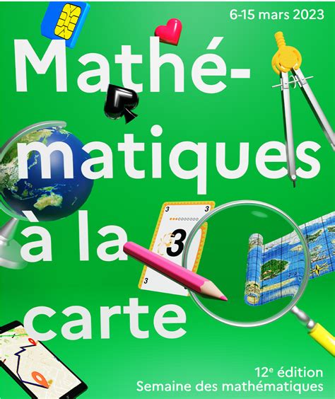 La Semaine Des Mathématiques 2023 Maths à La Carte Groupe D