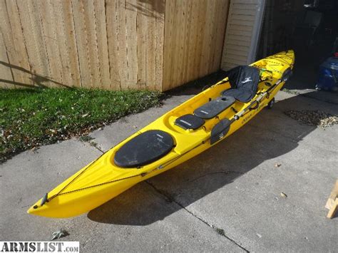 The prowler 15, although it was a great fishing and paddling machine suffered from a centre hatch that was prone to leaking when heavier (90kg+) paddlers were on board. ARMSLIST - For Sale/Trade: Ocean kayak trident 15 fishing ...