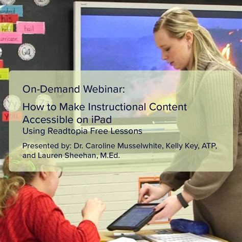 How To Make Instructional Content Accessible On Ipad Don Johnston