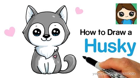 Https://techalive.net/draw/how To Draw A Baby Husky Easy