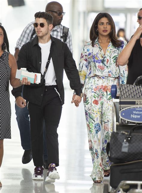 They went on a total of three dates together: PRIYANKA CHOPRA and Nick Jonas at JFK Airport in New York ...