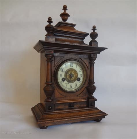 Antiques Atlas German Hac Walnut Mantle Clock Pd011a779