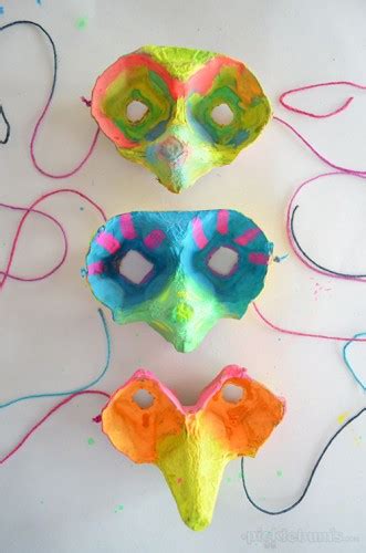 Make An Egg Carton Mask Picklebums