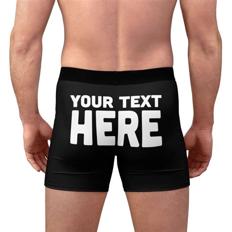Custom Boxer Briefs Your Face On Personalized Boxers Briefs Etsy