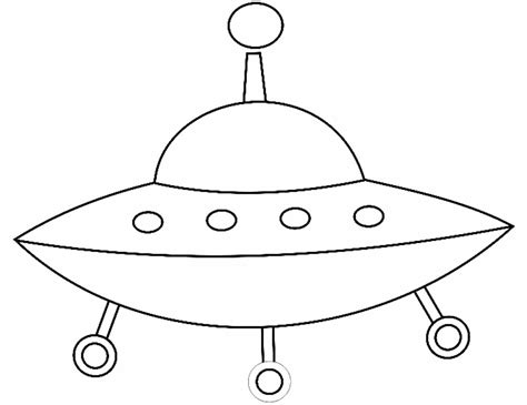 Dibujo De Nave Espacial De Alien Para Colorear Dibujos Para Colorear