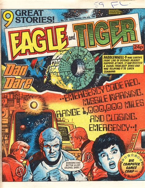 Starlogged Geek Media Again 1985 Eagle July Cover Gallery Ipc