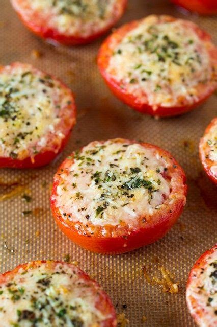 Roasted Tomatoes With Asiago Cheese These Make A Great Appetizer For