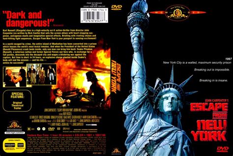 Escape From New York Movie Dvd Custom Covers 56escapefromny Cstm