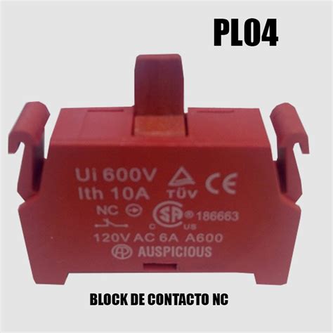 Block De Contacto Nc Pl Led Controls