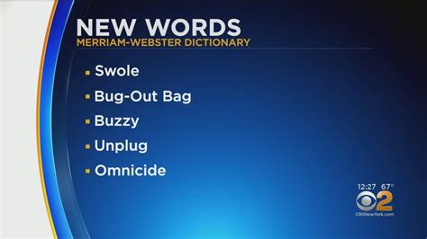 New Words Added To Dictionary Youtube