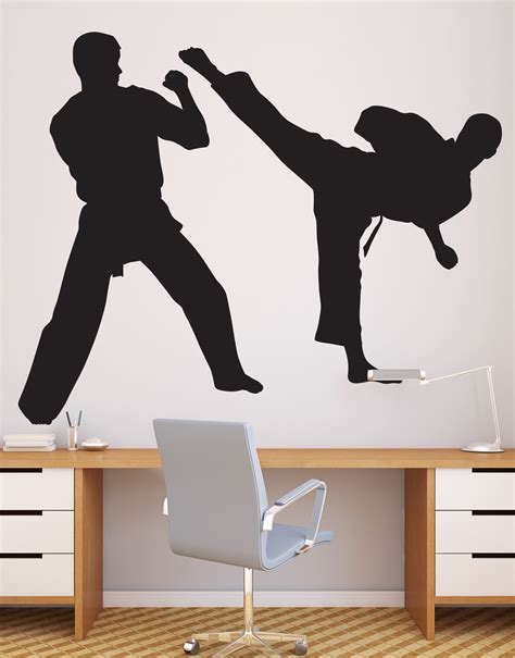 Stickerbrand Wall Decal Sticker Karate Martial Arts 5ft Tall Includes 2 223 Ebay