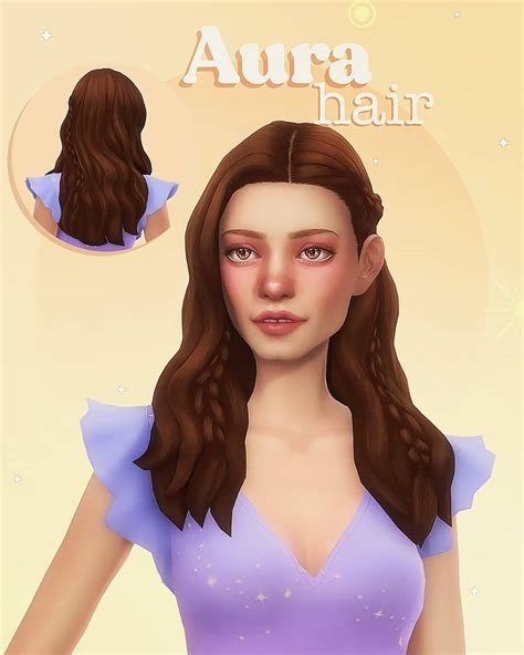 Pin By Micat Game On Sims 4 Maxis Match Hair Aura Hair In 2021 Sims